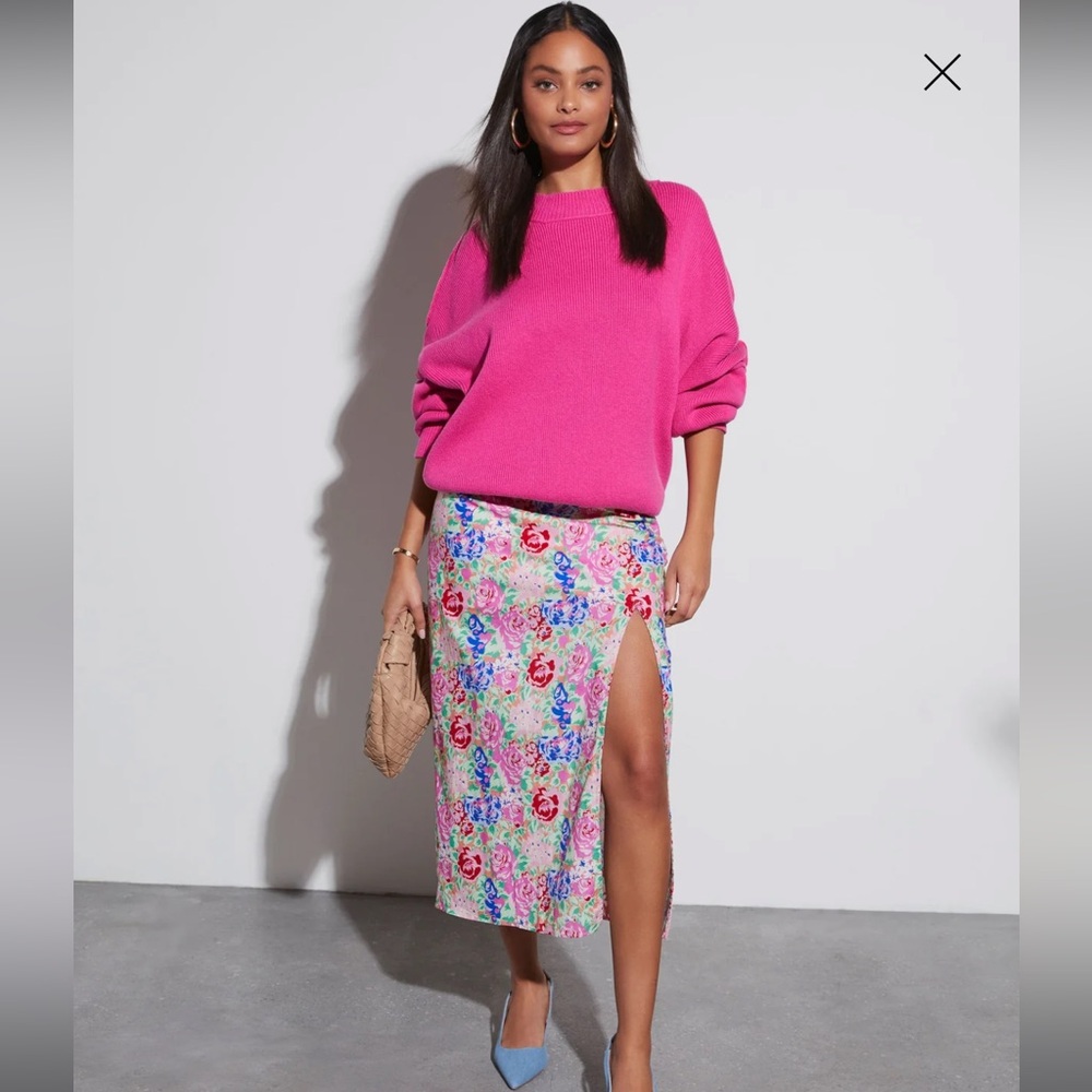 Floral Maxi Skirt - Multicolor
